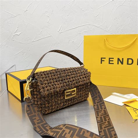 woven fendi baguette